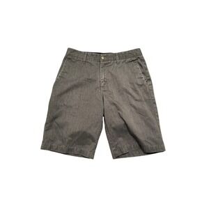 Volcom Men's Chino Shorts Size 30 Gray 5 Pockets Classic Fit Excellent Used Cond